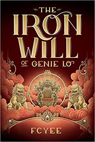 The cover for "The Iron Will of Genie Lo" features the throne of Heaven. 