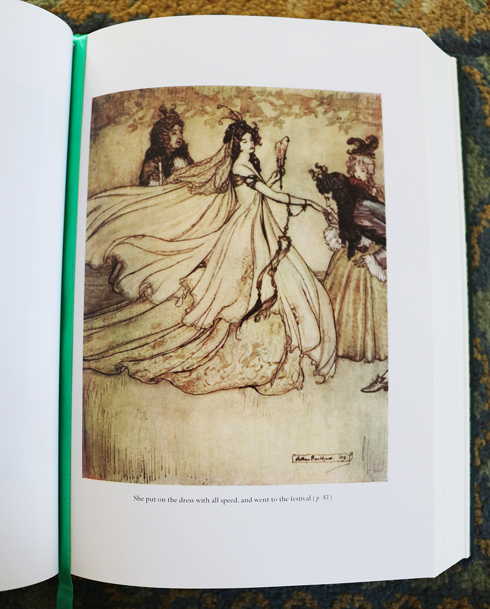 “The Complete Grimm’s Fairy Tales” – color plate illustration of “Cinderella”